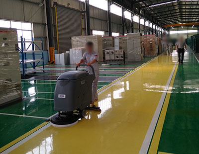 新葡的京集团3522vip洗地机，新工厂的保洁标配